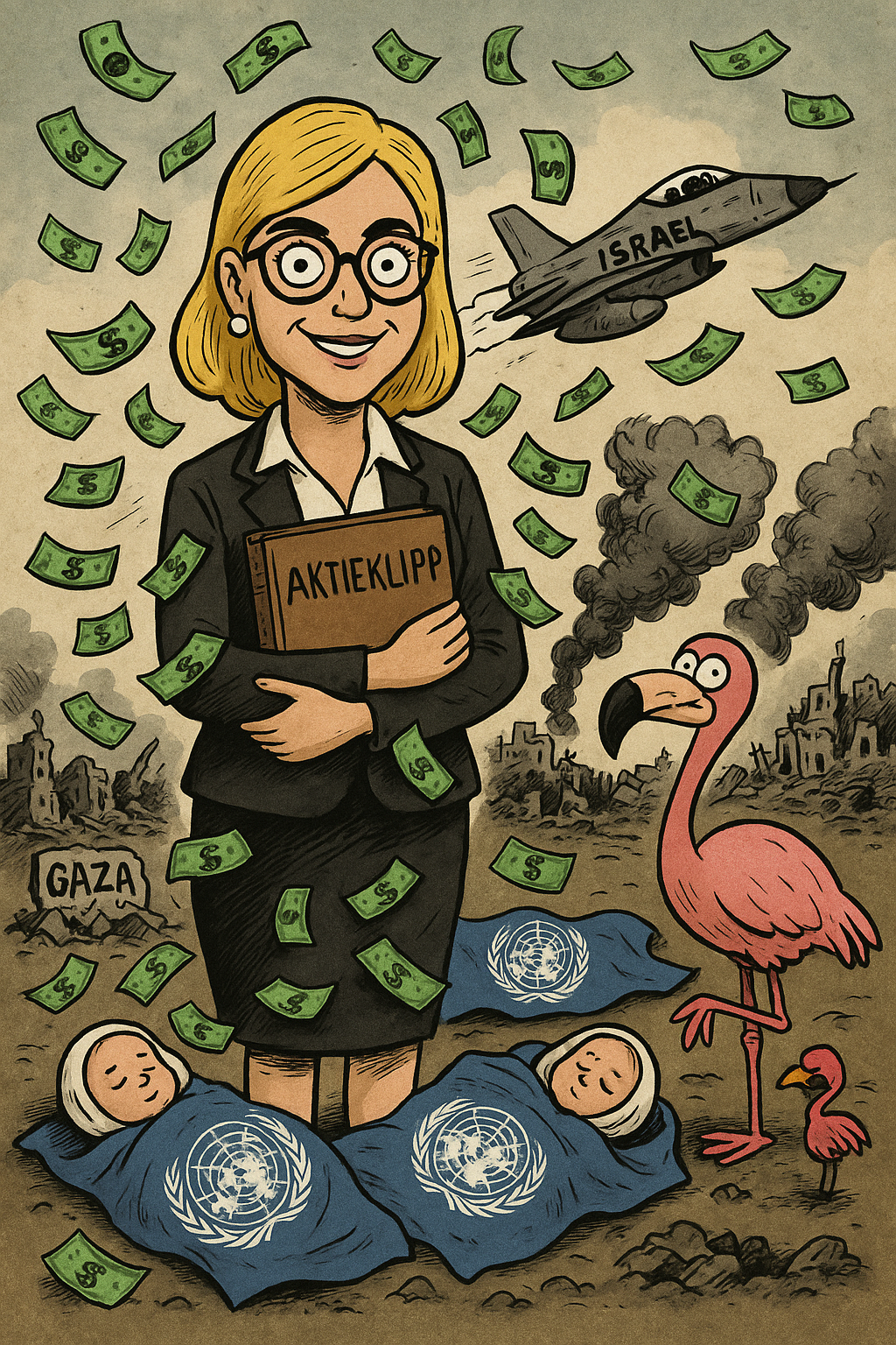 Stumpen, citationstecknen, och barnen som svälter i Gaza