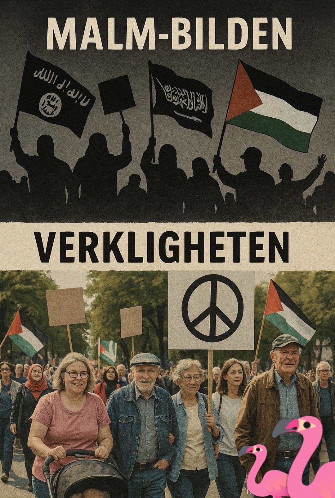 När verklighet klipps om, Wåg, Malm och Klenell i kontrast