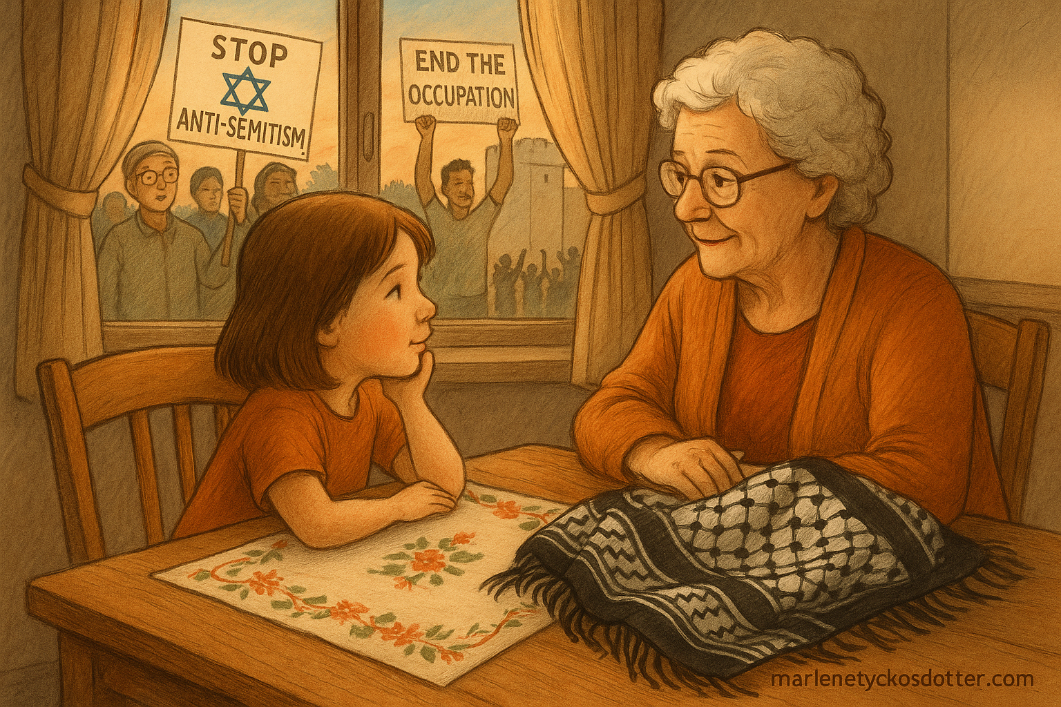 Att stå med både judar och palestinier, varför det är samma kamp