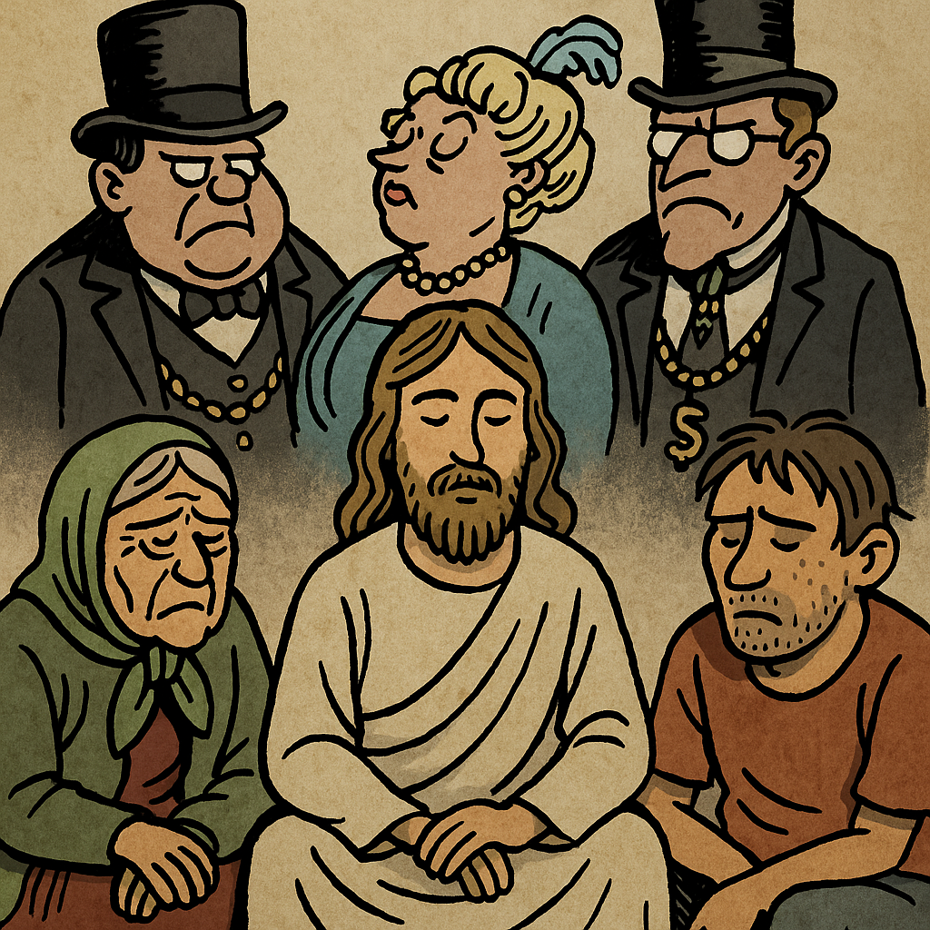 Jesus på de fattigas sida, inte på de rikas