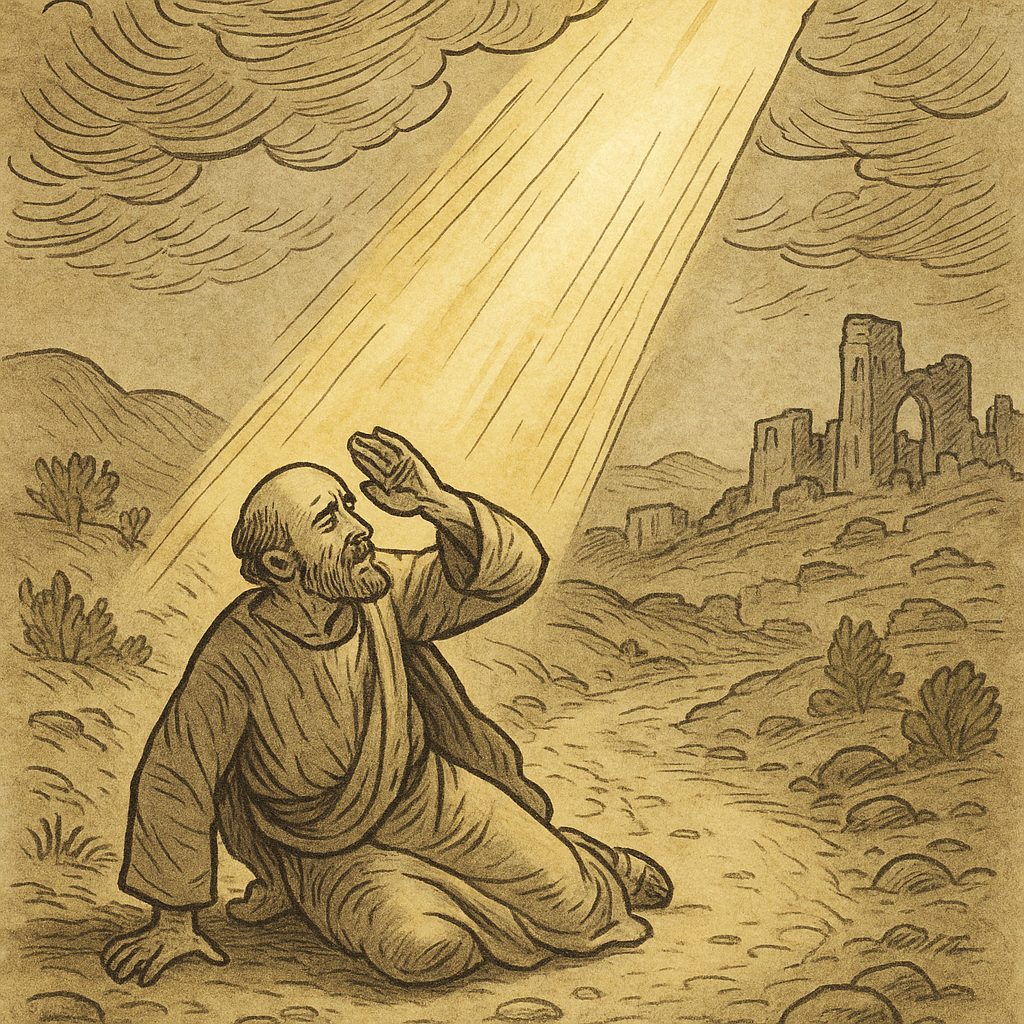 Han föll på vägen till Damaskus. Jag föll på min.