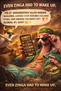 Zinga som inte är sig lik, har vaknat upp ur dvalan.