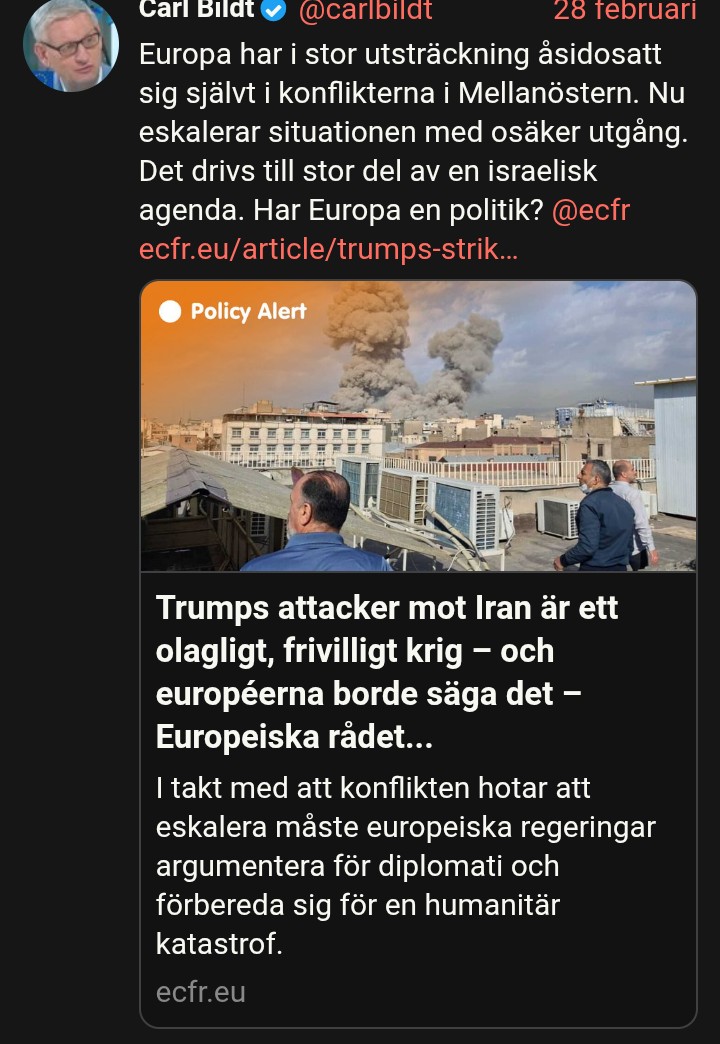 Europa och Mellanöstern: Vem driver agendan?
