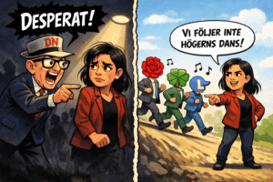 DN anklagar Vänsterpartiet vara desperata