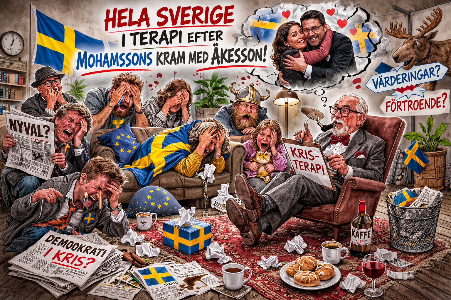 Så mycket för ”i vårt lag är vi överens”