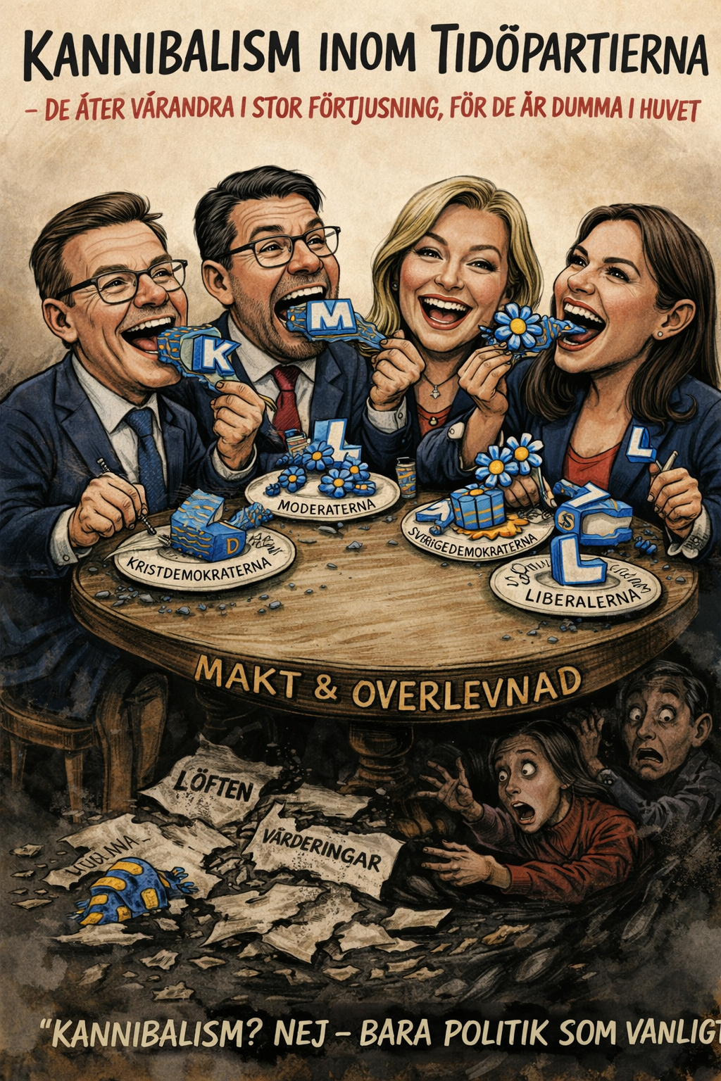 Smakar ni gott, Tidöpartier?