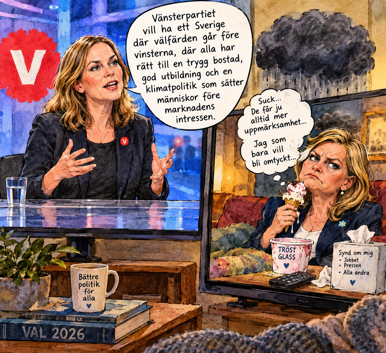 Vänsterpartiets genidrag, och Socialdemokraternas blinda fläck
